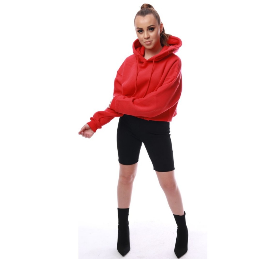 Hooded Cropped Sweater